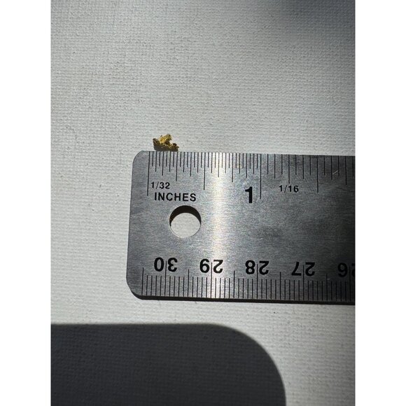 Gold Crystal Nugget Specimen - Grass Valley, California 0.12g - Picture 4 of 5